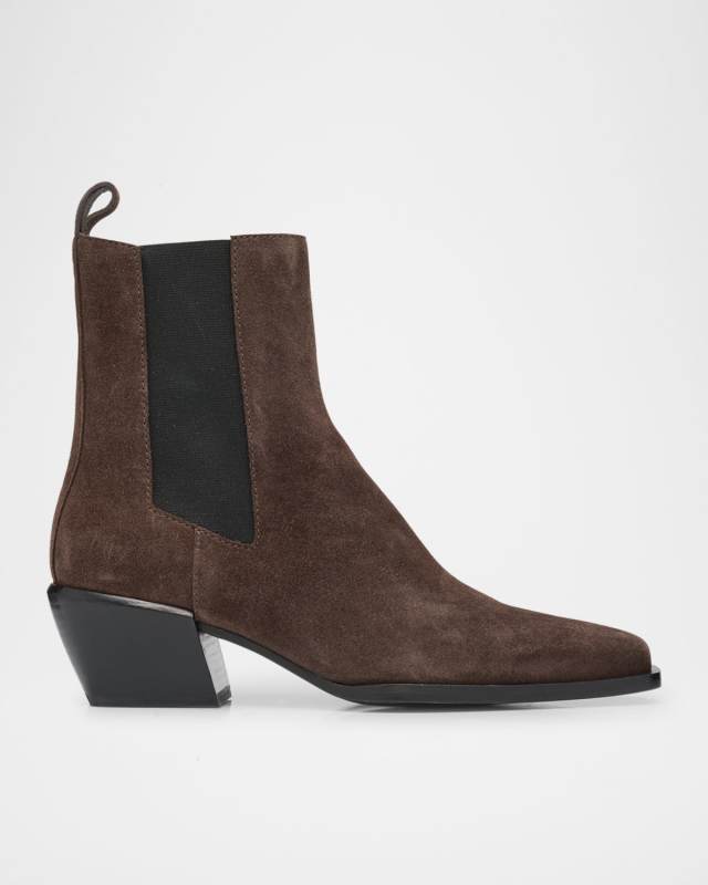 Joni Suede Chelsea Booties